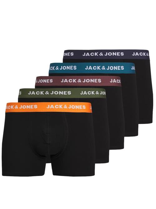 JACK & JONES Boksershorts 'JACOliver'  oliven / orange / sort / hvid