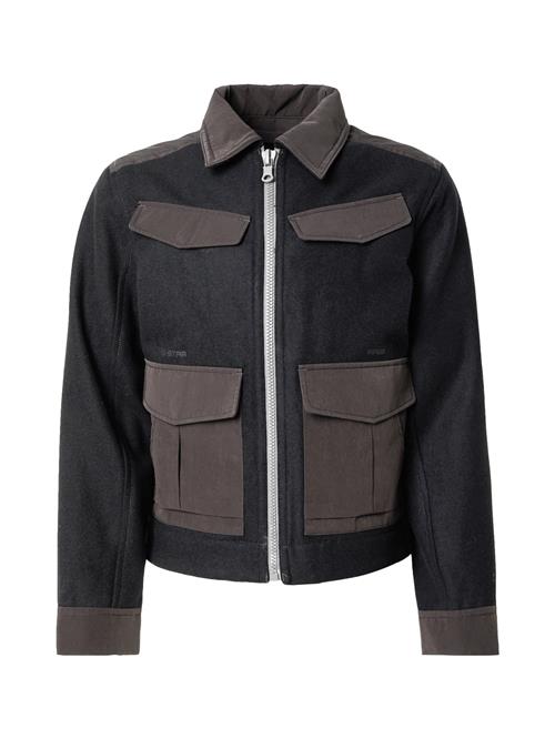 G-STAR Overgangsjakke  brun / sort