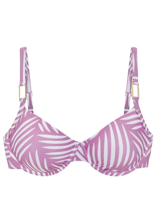 LASCANA Bikinioverdel  lilla / hvid