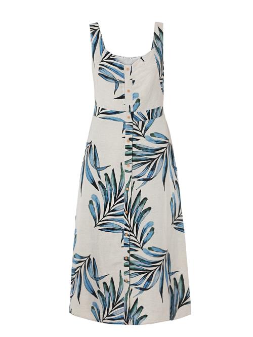 TATUUM Kjole 'Linna'  ecru / blå / mørkegrøn / sort