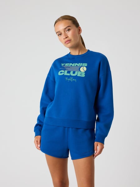 Björn Borg Borg Boyfriend Sweatshirt Blå, XS