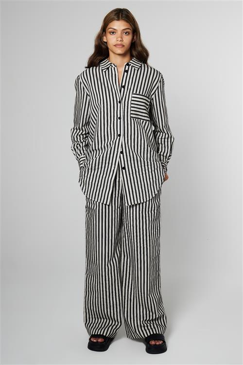 Aligne Bukser 'Fayza'  sort / hvid