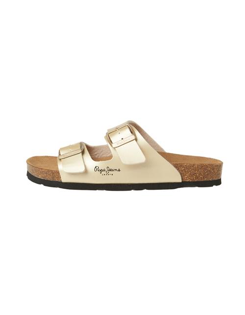 Pepe Jeans Pantoletter 'Oban Claic'  guld / sort