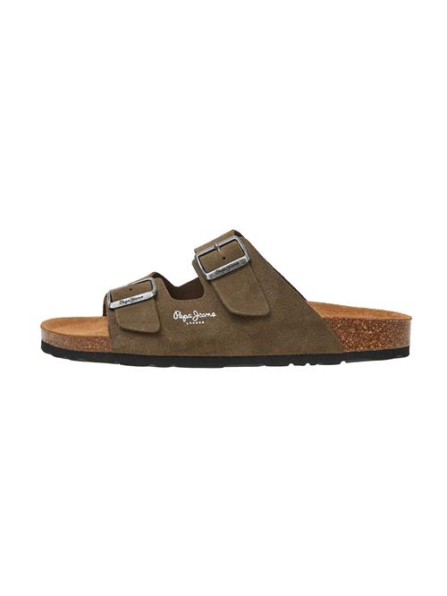 Pepe Jeans Pantoletter  oliven / hvid