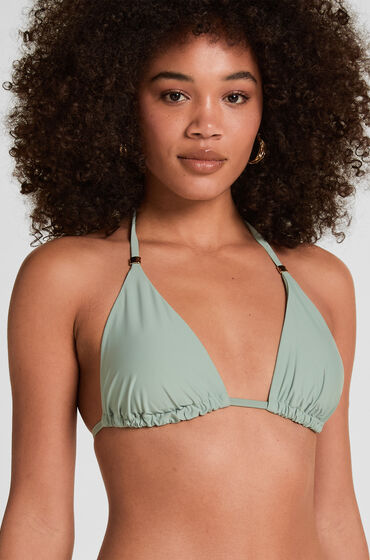 Hunkemöller Triangle Bikini Top Luxe Grøn
