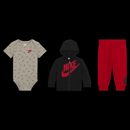 Nike Just Do It-buksesæt i 3 dele til babyer - multifarvet