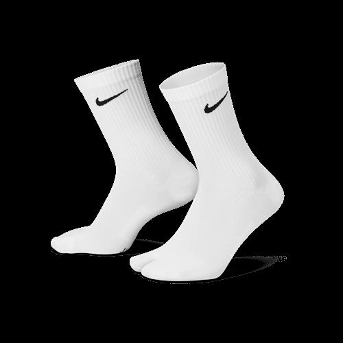 Nike Everyday Plus Lightweight Crew-strømper - hvid