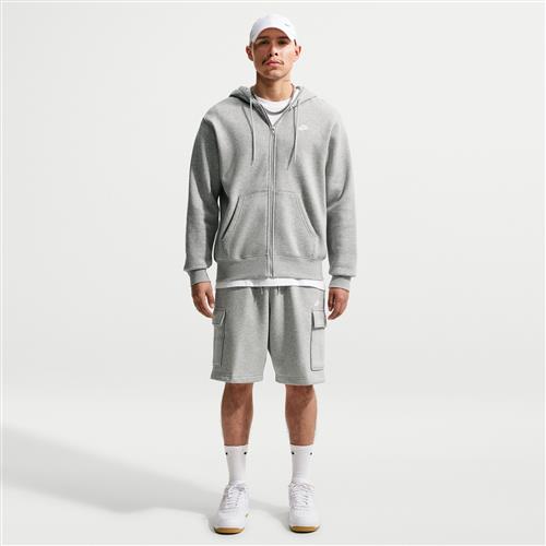 Nike Club-cargoshorts i fleece til mænd - grå