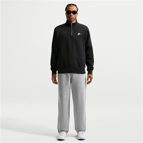 Nike Club-fleecebukser med elastik til mænd - grå