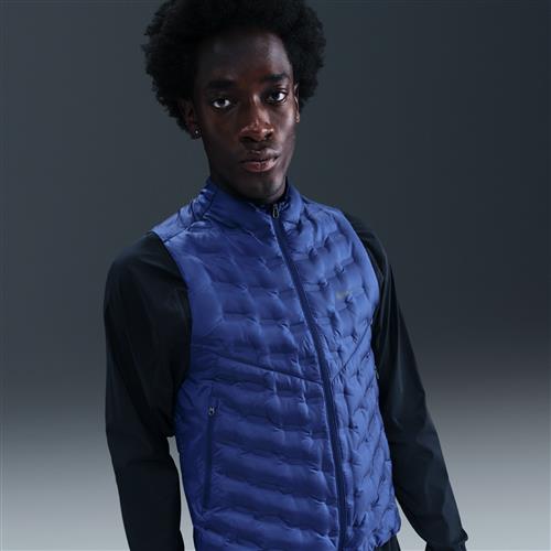 Nike Therma-FIT ADV Repel AeroLoft-løbevest med dunfyld til mænd - blå