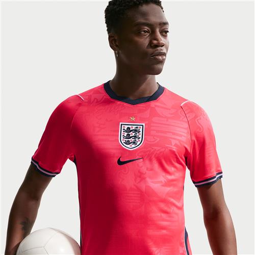 England 2026 Stadium Away Nike Dri-FIT Replica-fodboldtrøje til mænd - rød