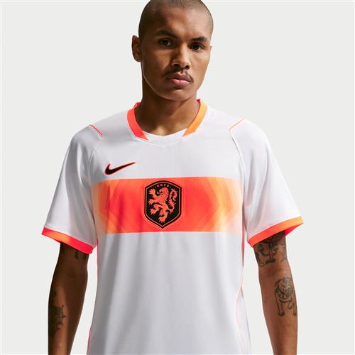 Netherlands 2026 Stadium Away Nike Dri-FIT Replica-fodboldtrøje til mænd - hvid