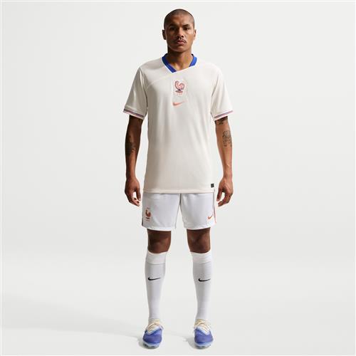 FFF 2026 Stadium Home Nike Dri-FIT Replica-fodboldshorts til mænd - hvid