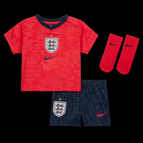 England 2026 Stadium Away Nike Football Replica-sæt i tre dele til babyer/småbørn - rød