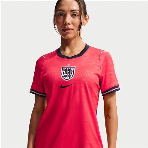 England 2026 Stadium Away Nike Dri-FIT Replica-fodboldtrøje til kvinder - rød