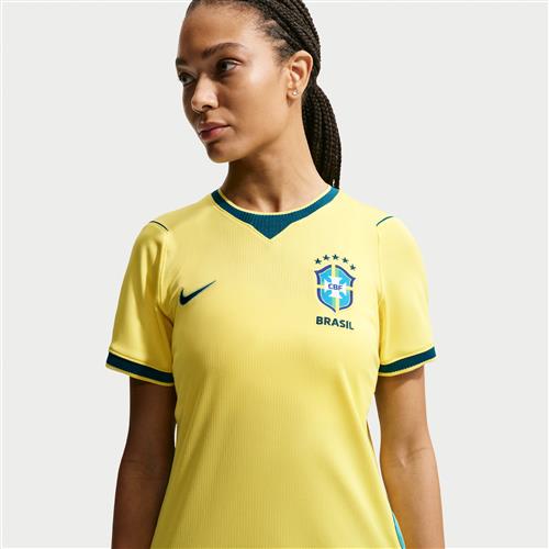 Brazil 2026 Stadium Home Nike Dri-FIT Replica-fodboldtrøje til kvinder - gul