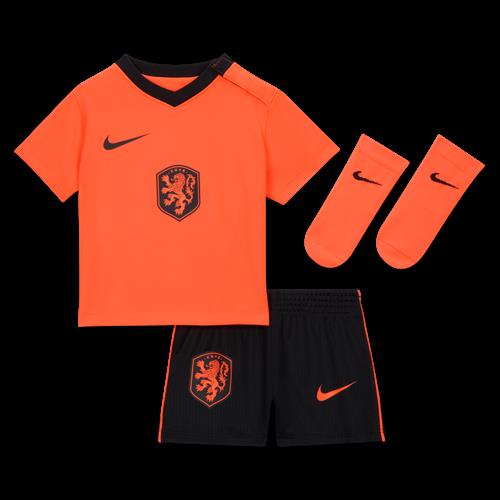 Netherlands 2026 Stadium Home Nike Football Replica-sæt i tre dele til babyer/småbørn - Orange