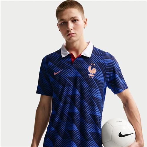 FFF 2026/27 Match Home Nike Aero-FIT Authentic-fodboldtrøje til mænd - blå
