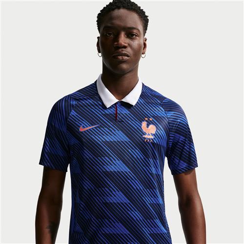 FFF 2026 Stadium Home Nike Dri-FIT Replica-fodboldtrøje til mænd - blå