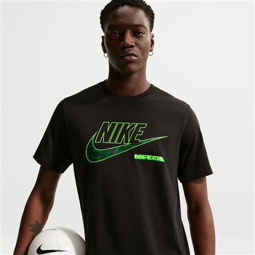 Nigeria Nike Football-T-shirt til mænd - sort