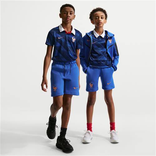 FFF Tech Fleece Nike Football-shorts til større børn (drenge) - blå