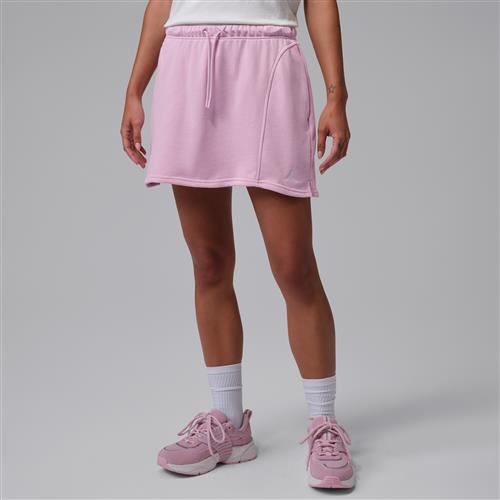 Jordan Brooklyn Fleece-nederdel til kvinder - Pink