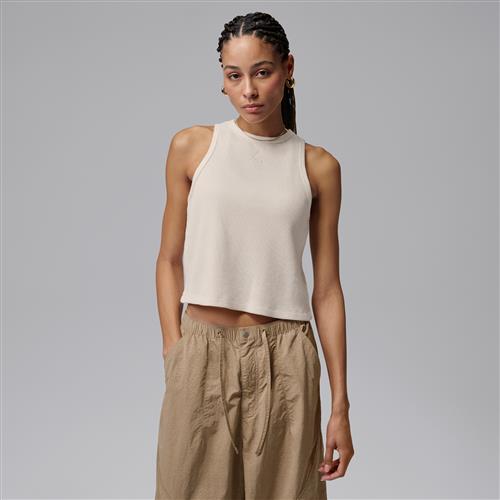 Jordan Flight-tanktop med Waffle-mønster til kvinder - brun