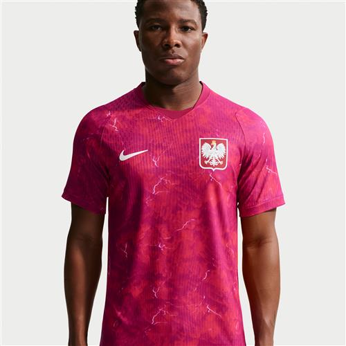 Polen 2026 Match Away Nike Aero-FIT Authentic-fodboldtrøje til mænd - rød