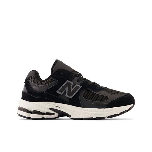 New Balance 2002 Kids Bungee Lace Sneakers Black  Black 34.5 EU  Hvid  34.5 EU