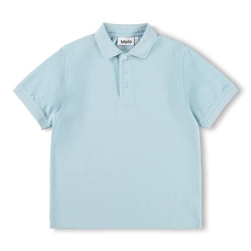 Molo GOTS Reyo Poloshirt Stream  Stream 116 cm  Blå  116 cm  mand