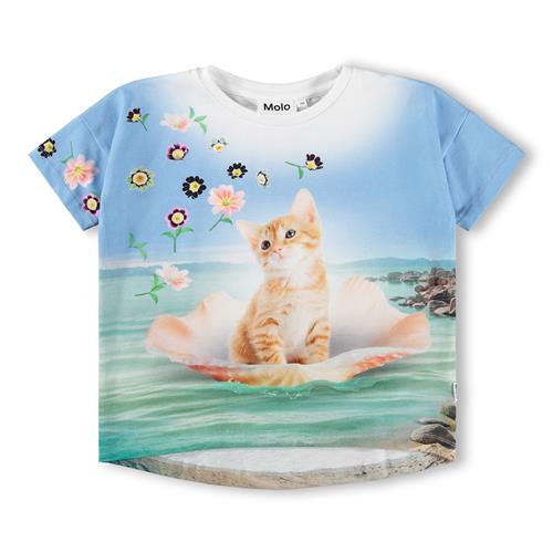 Molo GOTS Raeesa Tee Like Venus  Like Venus 98 cm  Blå  98 cm  kvinde