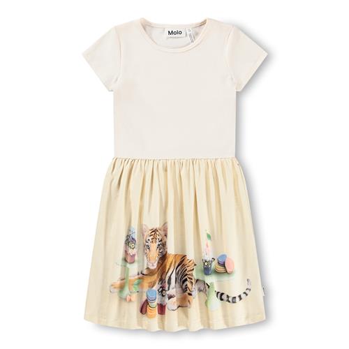 Molo GOTS Cissa Kjole Cupcake Flowers  Cupcake Flowers 134/140 cm  Hvid  134/140 cm  kvinde