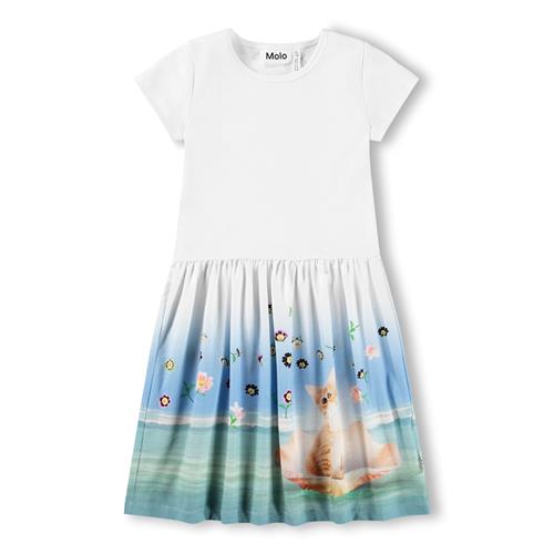 Molo GOTS Cissa Kjole Like Venus  Like Venus 134/140 cm  Blå  134/140 cm  kvinde