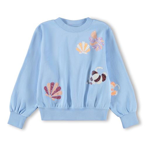 Molo GOTS Marge Sweatshirt Sparkling Sea  Sparkling Sea 110 cm  Blå  110 cm  kvinde