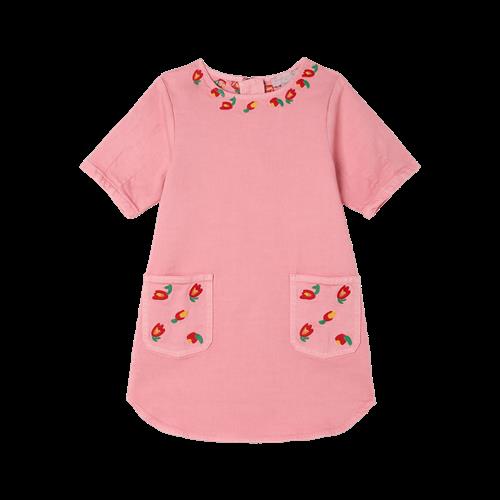 Stella McCartney Kids Vævet Kjole Pink  Pink-4 Y  Lyserød  4 år  kvinde