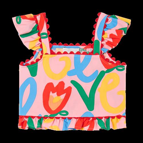 Stella McCartney Kids Til Toppen Rosa Multicolor  Rosa/Multicolor-5 Y  Rød  5 år  kvinde