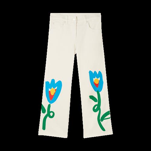 Stella McCartney Kids Bukser Ivory  Ivory-2 Y  Hvid  2 år  kvinde