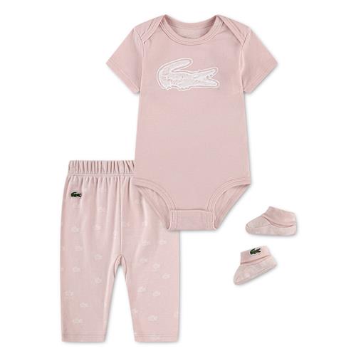 Lacoste Sæt Med Krop Og Bukser Nidus  Nidus 56/68 cm  Lyserød  56/68 cm  mand