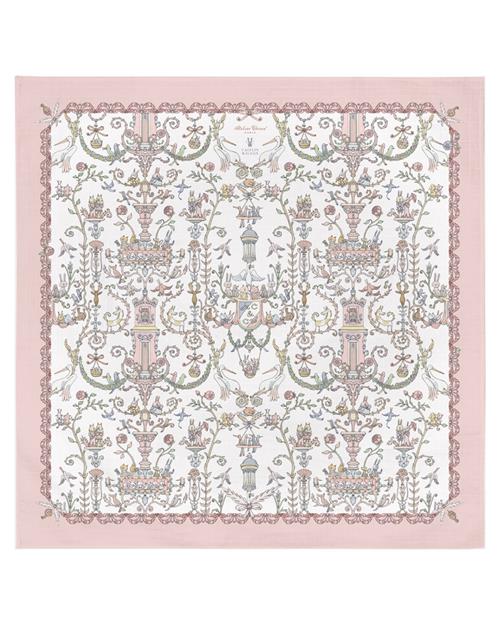 ATELIER CHOUX GOTS Tæppe Toile De Jouy Pink  Toile de Jouy Pink One Size  Lyserød  One Size  unisex