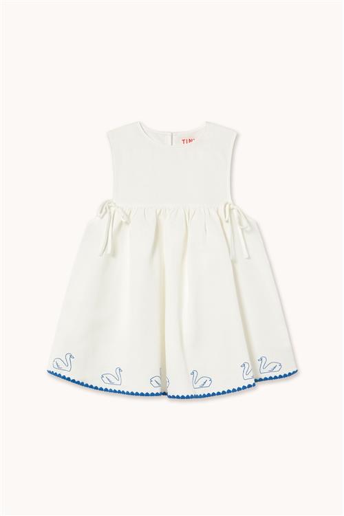 Tinycottons Swans Brows Kjole Off-white  Off-White 4 Y  Hvid  4 år  kvinde