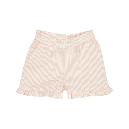 Copenhagen Colors Seersucker-shorts Dusty Rose Cream Stripe Dusty Rose Cream Stripe 116 cm  Lyserød  116 cm  kvinde