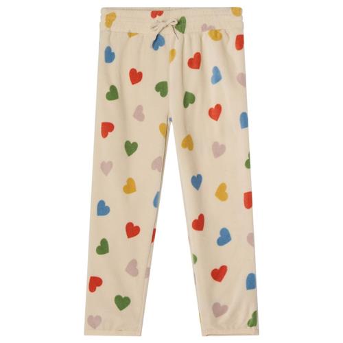 Kuling Northpole Fleece-bukser Rainbow Hearts 74/80 cm  Hvid  74/80 cm  unisex