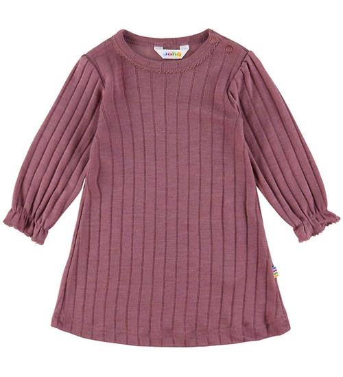 Joha Kjole l/æ - Uld/Silke - Rib - Lyng