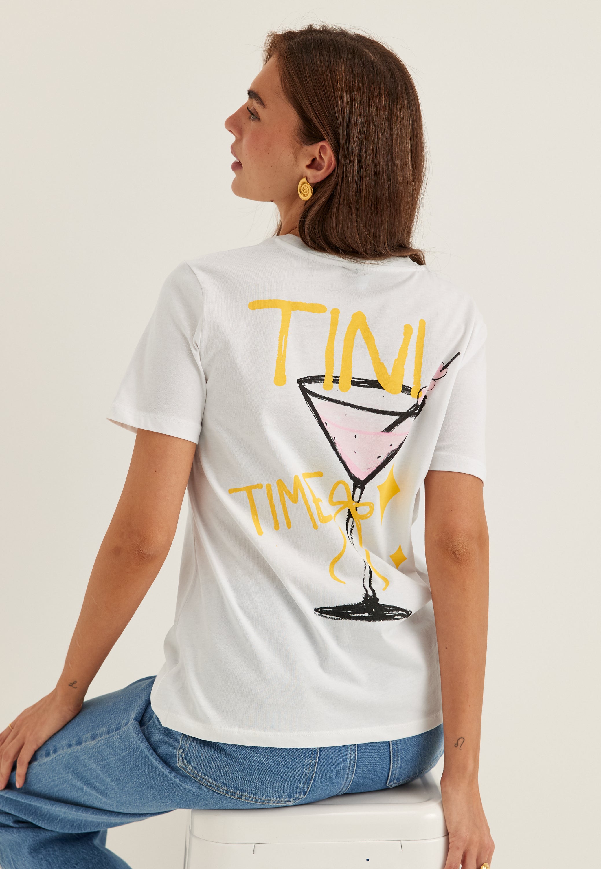 Pieces Pcgigi Ss Printed T-shirt