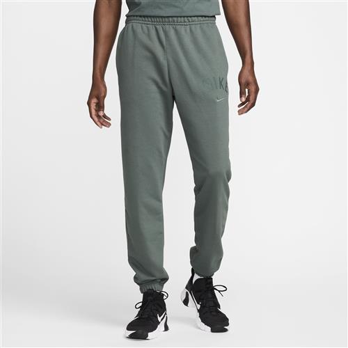 Nike Swoosh Dri-FIT-fitnessjoggers i fleece til mænd - grøn