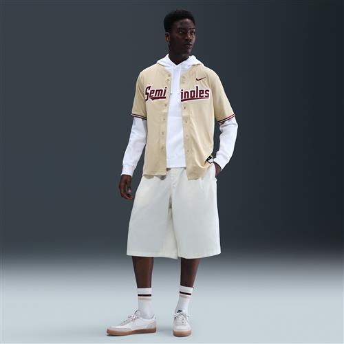 Oversized Nike Club-shorts til mænd - hvid
