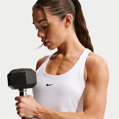 Nike Pro Dri-FIT-tanktop til kvinder - hvid