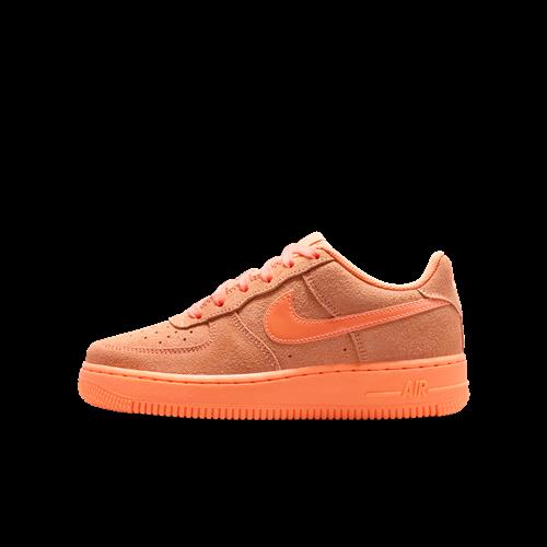 Nike Air Force 1 Suede-sko til større børn - Orange