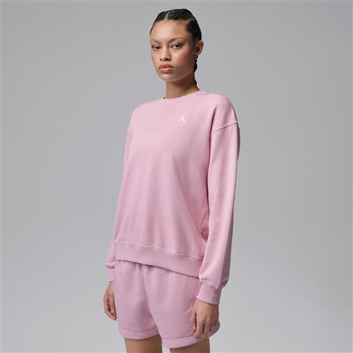 Jordan Brooklyn Fleece-sweatshirt i french terry med rund hals til kvinder - Pink