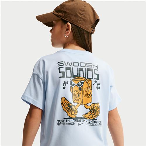 Nike Swoosh Max90-T-shirt til større børn - blå